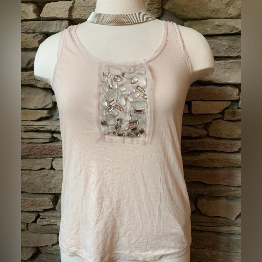 J crew bedazzled tank